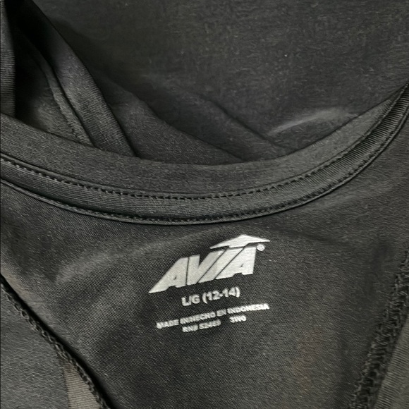 Avia Black Sleeveless Top Size 12-14 - Picture 6 of 6